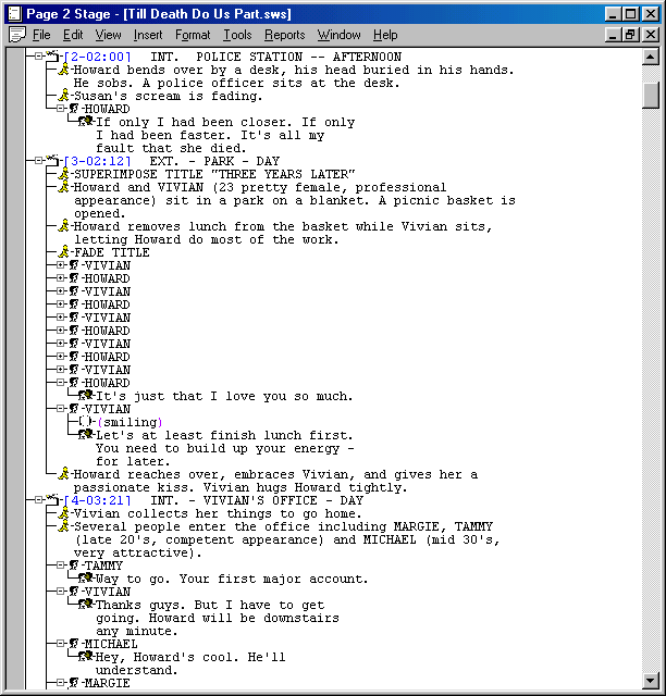 outline, some collapsed